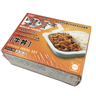 レスキューフーズ１食[牛丼]