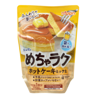 ニップン めちゃラク ホットケーキミックス 100g