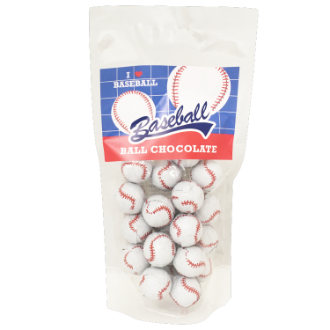 [2026バレンタイン]スポーツボールチョコ スタンドパック　ベースボール