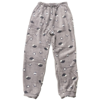 [ネット限定クリアランスセール]マイクロファイバープリントホッピングパンツ  ハリネズミ　グレージュ  M～L