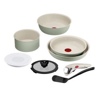 [ネット限定クリアランスセール]T-fal インジニオネオIHパレット ミントグリーンセット8