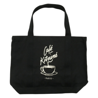 [ネット限定クリアランスセール]〔メゾンキツネ〕トートバッグ  ブラック