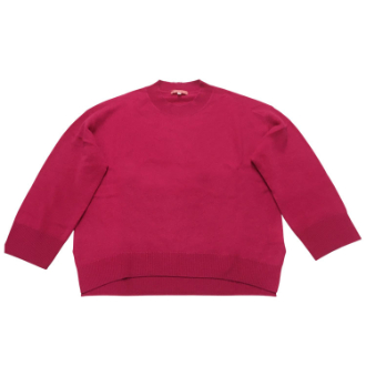 [ネット限定クリアランスセール]婦人カシミヤ100％ニット　ピンク  M～L