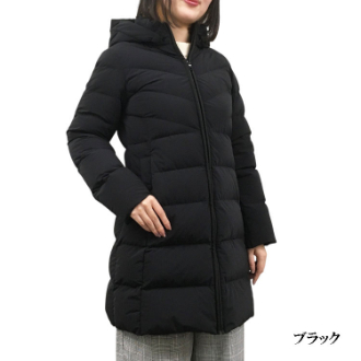 [ネット限定クリアランスセール]婦人ダウンコートB　ブラック  L