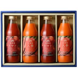 [ネット限定クリアランスセール]北海道のトマトと人参100％ドリンク