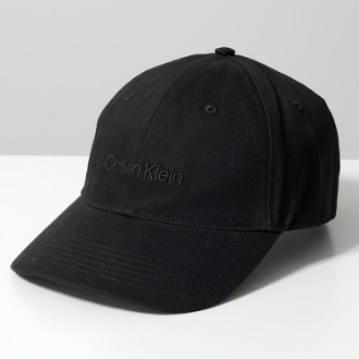 【Calvin Klein/カルバンクライン】LOGO EMBROIDERY CAP　BLACK