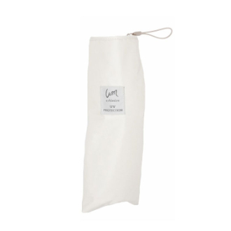 [ネット限定クリアランスセール](uchimizu)晴雨兼用軽量折傘 フリル  アイボリー