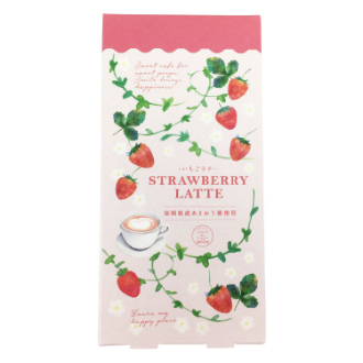 あまおう苺のラテ