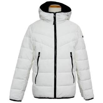 [ネット限定クリアランスセール]【Calvin Klein】カルバンクライン　メンズ キルティングライトウェイト中綿ダウンジャケット　WHITE　M