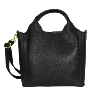 【Legato Largo】レトロシボ　2WAYトートバッグ　ブラック