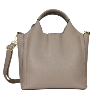 【Legato Largo】レトロシボ　2WAYトートバッグ　ライトベージュ