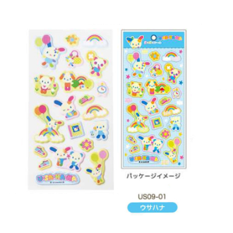 ウサハナ　プクプクシール ウサハナ（3月下旬入荷予定）