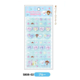 シュガーバニーズ タイルシール ブルー（5月下旬入荷予定）