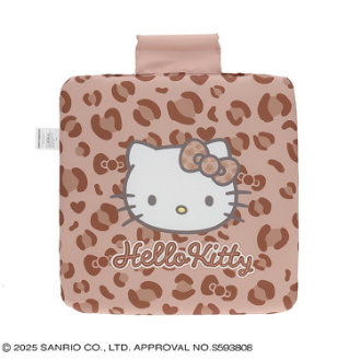 カーシートクッション　ハローキティ「キティレオパードブラウン」