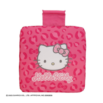 カーシートクッション　ハローキティ「キティレオパードピンク」