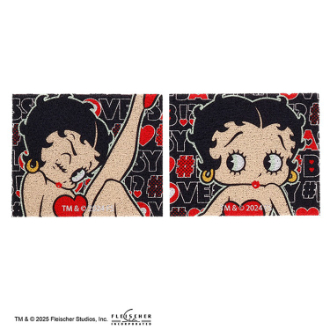 足元マット2P　ベティーブープ「ハートロゴタイプ」