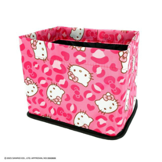 ダストボックス　ハローキティ「キティレオパードピンク」