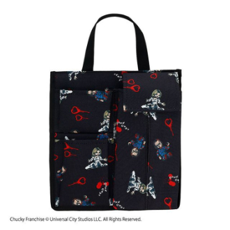 収納付きティッシュケース　チャッキー「クレイジーインラブ」