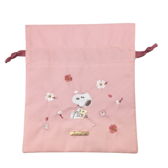 【SNOOPY】スヌーピー 巾着 さくら/PK