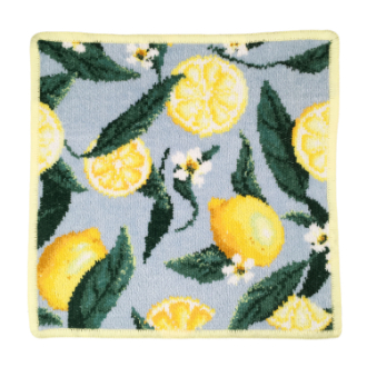 【FEILER】フェイラー　タオルハンカチ　LEMONS AND LEAVES　lemon