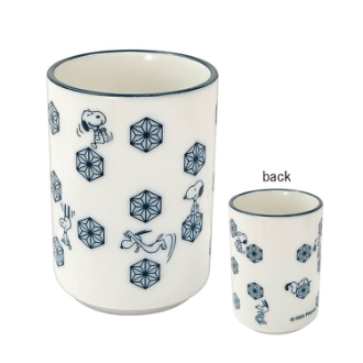 【SNOOPY】スヌーピー 湯呑 美濃焼 麻の葉