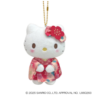 ハローキティマスコット グラデ着物