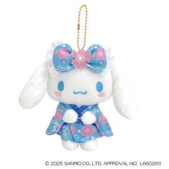 シナモロール マスコット 桜着物