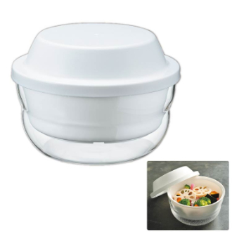 [半期に一度の大感謝SALE]HARIO  ガラスのレンジ蒸し器