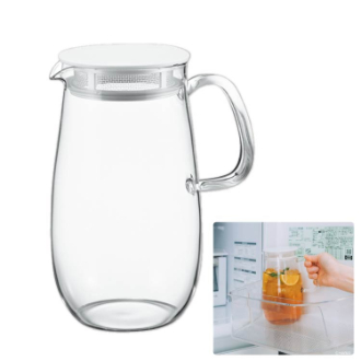 [半期に一度の大感謝SALE]HARIO  レンジでかんたん麦茶ポット むぎちゃん  ホワイト