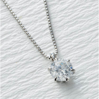 [半期に一度の大感謝SALE]Ptダイヤモンドペンダント