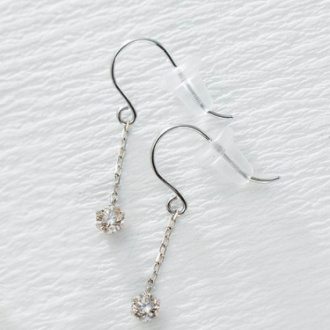 [半期に一度の大感謝SALE]Ptダイヤモンドピアス