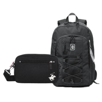 [半期に一度の大感謝SALE]〔BEVERLY HILLS POLO CLUB〕2点セット  ブラック