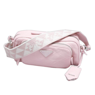 [半期に一度の大感謝SALE]〔プラダ〕ショルダーバッグ  ピンク