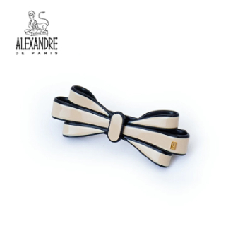 【ALEXANDRE DE PARIS】アレクサンドル ドゥ パリ　バレッタ 8cm　LISERAI/AA8-16524-2　X-NOIR