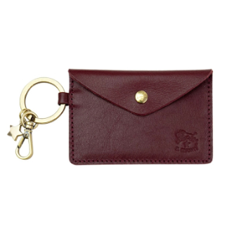 【IL BISONTE】イルビゾンテ　キーリング付きカードケース　SKH042/C0928　PU182