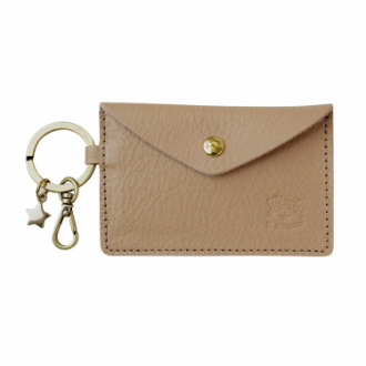 【IL BISONTE】イルビゾンテ　キーリング付きカードケース　SKH042/C0928　BW608