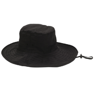 【Wpc.】UVカット 接触冷感 つば広サファリハット　BK