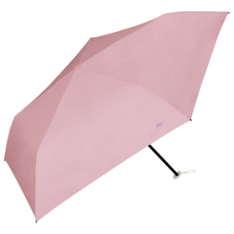 【Wpc.】遮光軽量ソリッドmini　日傘 折りたたみ傘 晴雨兼用　PK