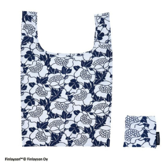 【フィンレイソン】エコバッグ　アンヌッカ/ブラック