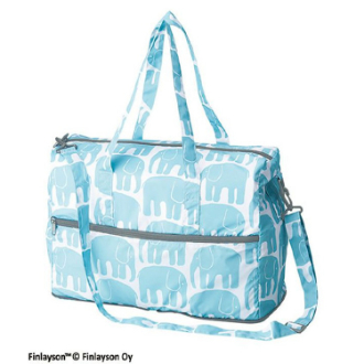 【フィンレイソン】エコボストンバッグ　エレファンティ/ブルー