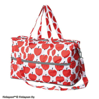 【フィンレイソン】エコボストンバッグ　オンップ/レッド