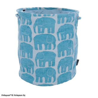 【フィンレイソン】ランドリーバッグ (ゴブラン織)　エレファンティ/ブルー