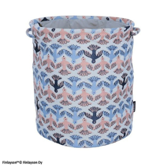 【フィンレイソン】ランドリーバッグ (ゴブラン織)　ムート/ピンク