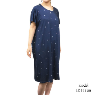 ひんやりワンピース　プチリボン