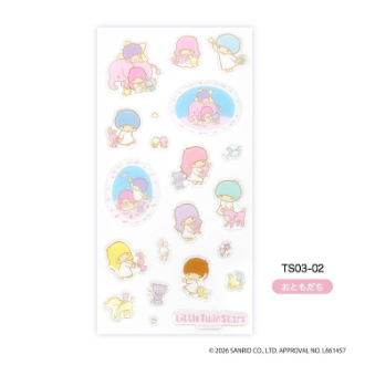 リトルツインスターズ キラぷくシール おともだち（5月下旬入荷予定）