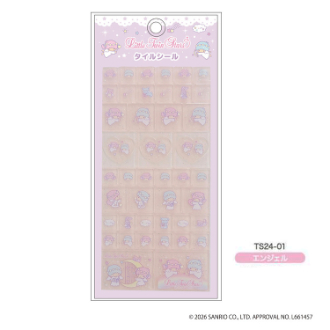 リトルツインスターズ タイルシール エンジェル（5月下旬入荷予定）