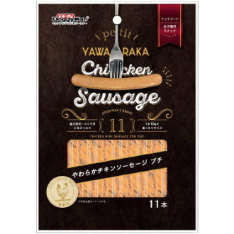 【DoggyMan】ドギーマン  やわらかチキンソーセージ プチ11本
