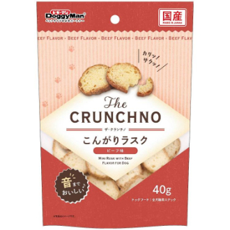 【DoggyMan】ドギーマン  The CRUNCHNO こんがりラスク ビーフ味40ｇ