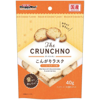 【DoggyMan】ドギーマン  The CRUNCHNO こんがりラスク ベーコンチーズ味40ｇ