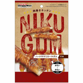 【DoggyMan】ドギーマン  肉巻きキッチン ハードササミロールガム11本
